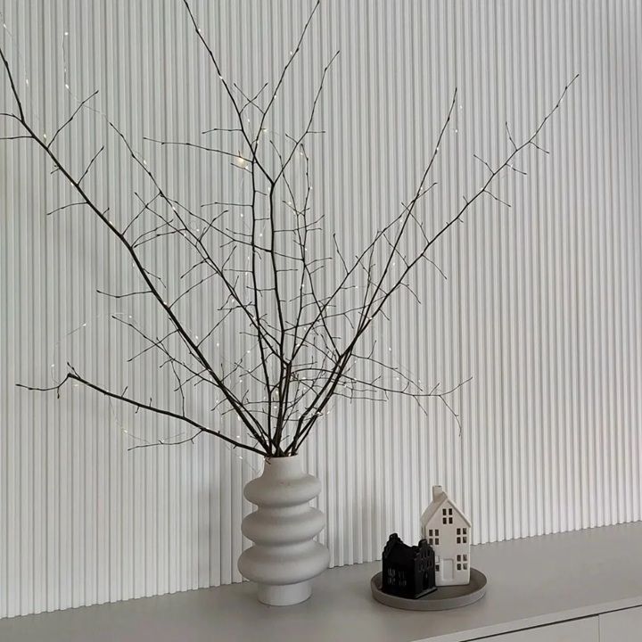 Riflaj alb din polimer dur vopsibil L0101 – 12.5×1.2×270 cm - 179