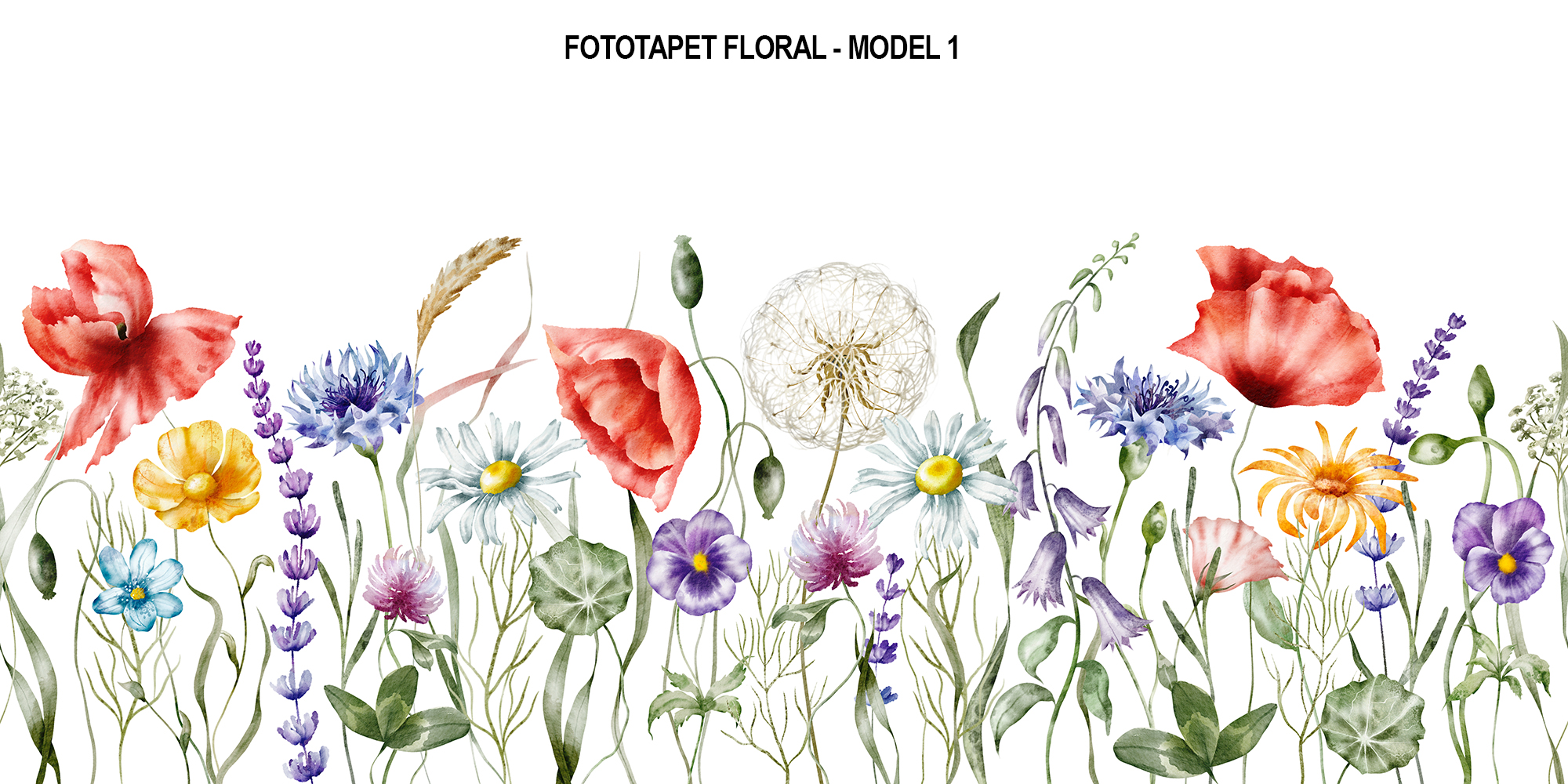 Fototapet - Floral Model 1 - 247
