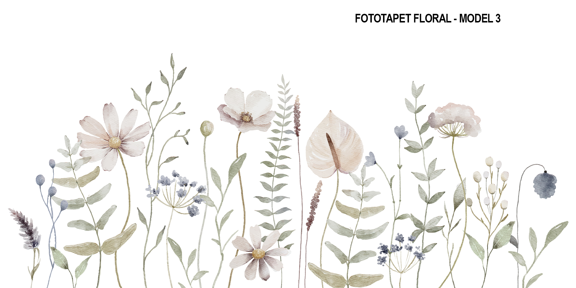 Fototapet - Floral Model 3 - 255