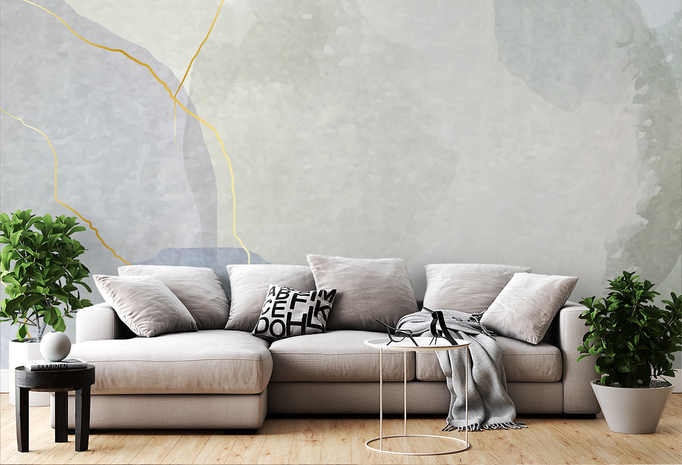 Fototapet - Green waves